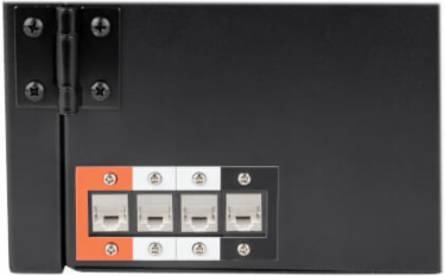 SmartRack 5U Low-Profile Vertical-Mount Switch-Depth Wall-Mount Structured Wiring Enclosure, Adjustable Equipment Brackets
