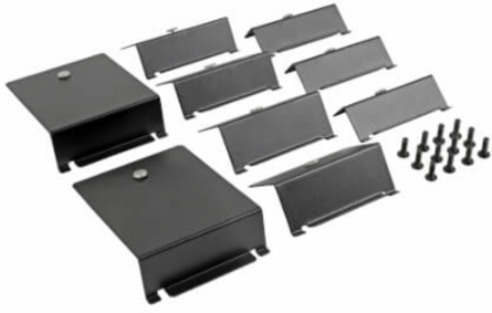 SmartRack 5U Low-Profile Vertical-Mount Switch-Depth Wall-Mount Structured Wiring Enclosure, Adjustable Equipment Brackets