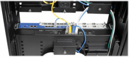 SmartRack 5U Low-Profile Vertical-Mount Switch-Depth Wall-Mount Structured Wiring Enclosure, Adjustable Equipment Brackets