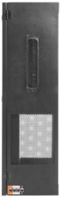 SmartRack 5U Low-Profile Vertical-Mount Switch-Depth Wall-Mount Structured Wiring Enclosure, Adjustable Equipment Brackets