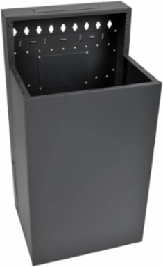 12U Low-Profile Vertical-Mount Wall-Mount Rack Enclosure Cabinet, 35 Inch Depth, 400 lb Capacity
