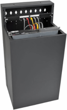 12U Low-Profile Vertical-Mount Wall-Mount Rack Enclosure Cabinet, 35 Inch Depth, 400 lb Capacity