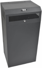 12U Low-Profile Vertical-Mount Wall-Mount Rack Enclosure Cabinet, 35 Inch Depth, 400 lb Capacity