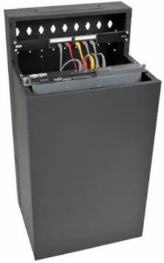16U Low-Profile Wall-Mount Rack Enclosure Cabinet, Holds Equipment up to 35 Inch Deep, 400 lb Capacity