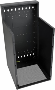 16U Low-Profile Wall-Mount Rack Enclosure Cabinet, Holds Equipment up to 35 Inch Deep, 400 lb Capacity