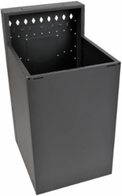 16U Low-Profile Wall-Mount Rack Enclosure Cabinet, Holds Equipment up to 35 Inch Deep, 400 lb Capacity