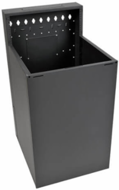 16U Low-Profile Wall-Mount Rack Enclosure Cabinet, Holds Equipment up to 35 Inch Deep, 400 lb Capacity