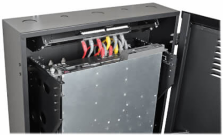 2U Low-Profile Wall-Mount Rack Enclosure Cabinet, 20 Inch Depth, 150 lb Capacity