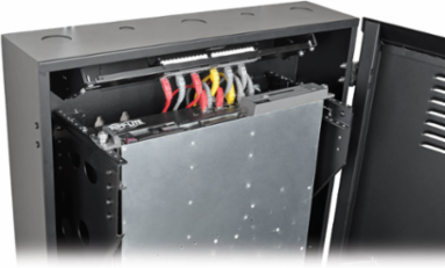 Low-Profile Wall-Mount Server Rack Enclosure, 2U, 36 Inch Depth, 150 lb Capacity