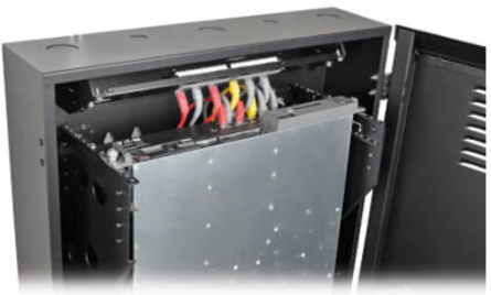 Low-Profile Wall-Mount Server Rack Enclosure, 2U, 36 Inch Depth, 150 lb Capacity