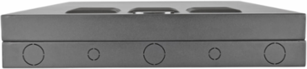 Low-Profile Wall-Mount Server Rack Enclosure, 2U, 36 Inch Depth, 150 lb Capacity