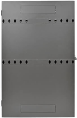 Low-Profile Wall-Mount Server Rack Enclosure, 2U, 36 Inch Depth, 150 lb Capacity