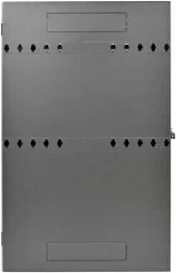 Low-Profile Wall-Mount Server Rack Enclosure, 2U, 36 Inch Depth, 150 lb Capacity