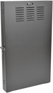 Low-Profile Wall-Mount Server Rack Enclosure, 2U, 36 Inch Depth, 150 lb Capacity