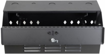 4U Low-Profile Wall-Mount Rack Enclosure Cabinet, 20 Inch Deep, 150 lb Capacity