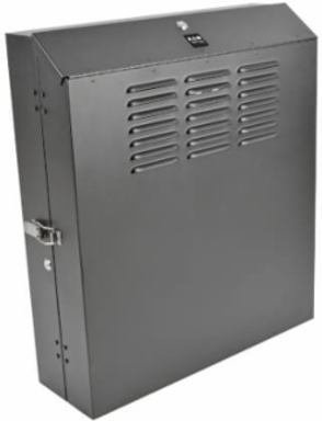 4U Low-Profile Wall-Mount Rack Enclosure Cabinet, 20 Inch Deep, 150 lb Capacity