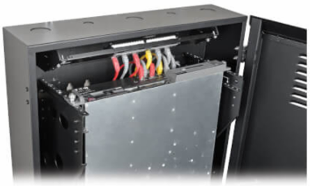 4U Low-Profile Wall-Mount Rack Enclosure Cabinet, Secures 36 Inch Deep Equipment
