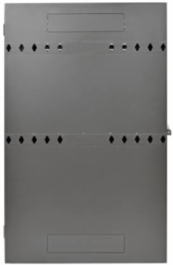 4U Low-Profile Wall-Mount Rack Enclosure Cabinet, Secures 36 Inch Deep Equipment