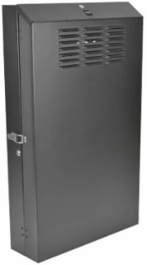 4U Low-Profile Wall-Mount Rack Enclosure Cabinet, Secures 36 Inch Deep Equipment