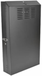 4U Low-Profile Wall-Mount Rack Enclosure Cabinet, Secures 36 Inch Deep Equipment