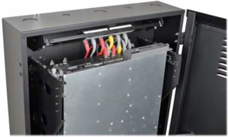 5U Low-Profile Wall-Mount Rack Enclosure Cabinet, 20 Inch Deep, Black