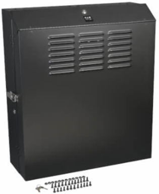 5U Low-Profile Wall-Mount Rack Enclosure Cabinet, 20 Inch Deep, Black