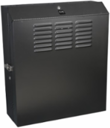 5U Low-Profile Wall-Mount Rack Enclosure Cabinet, 20 Inch Deep, Black