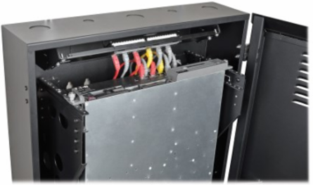SmartRack 6U Vertical-Mount Wall Enclosure Cabinet, 20 Inch Depth, 150 lb Capacity