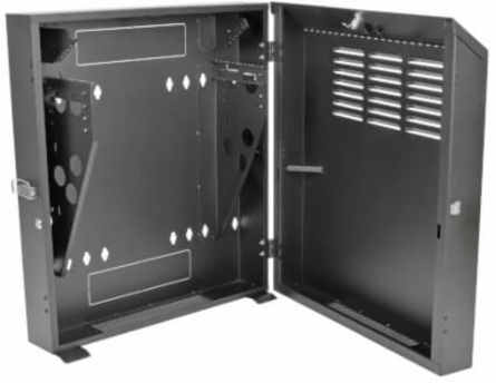SmartRack 6U Vertical-Mount Wall Enclosure Cabinet, 20 Inch Depth, 150 lb Capacity