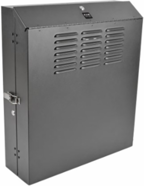 SmartRack 6U Vertical-Mount Wall Enclosure Cabinet, 20 Inch Depth, 150 lb Capacity