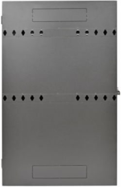 6U Low-Profile Vertical Mount Wall-Mount Rack Enclosure Cabinet, Holds 36 Inch Deep Equipment