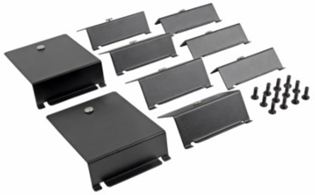 SmartRack 3U Low-Profile Vertical-Mount Switch-Depth Wall-Mount Structured Wiring Enclosure, Adjustable Equipment Brackets