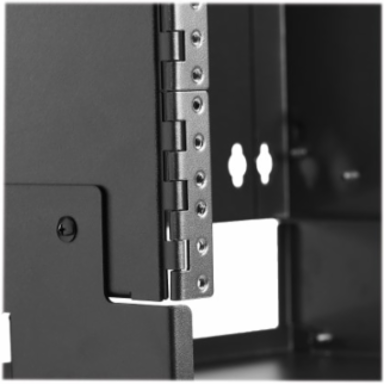 Wall-Mount Bracket with Shelf, 12U, Hinged, Small Switches/Patch Panels