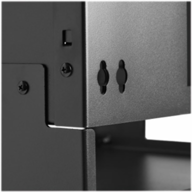 Wall-Mount Bracket with Shelf, 4U, Hinged, for Small Switches and Patch Panels