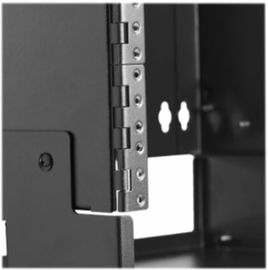 Wall-Mount Bracket with Shelf, 4U, Hinged, for Small Switches and Patch Panels