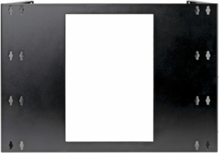 8U Hinged Wall-Mount Bracket, 15 Inch Max Device Depth, Black