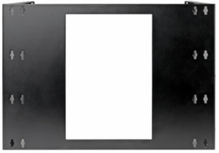 8U Hinged Wall-Mount Bracket, 15 Inch Max Device Depth, Black