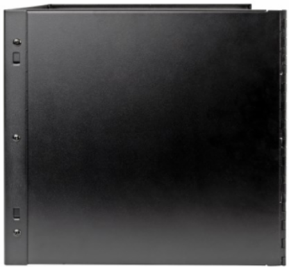 8U Hinged Wall-Mount Bracket, 15 Inch Max Device Depth, Black