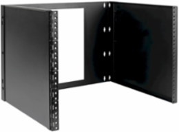 8U Hinged Wall-Mount Bracket, 15 Inch Max Device Depth, Black