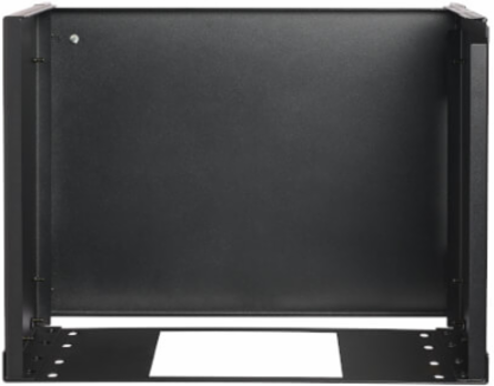 Wall-Mount Bracket with Shelf, 8U, Hinged, for Small Switches and Patch Panels