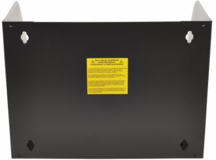 Wall-Mount Double Shelf for IT Equipment, 20 in Wide, Up to 250 lb