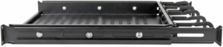 Cantilevered Steel Rack Shelf 1U, Vented Design, Holds 50 lb, 14.2 Inch Deep