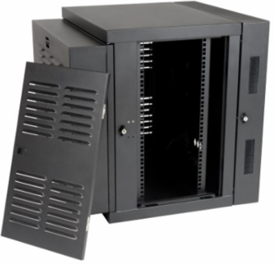 SmartRack 12U IP54 Wall-Mount Rack Enclosure, 20.5 Inch Depth, 230V