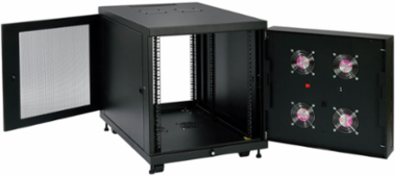 SmartRack 12U Rack Enclosure Cabinet, IP54 Rating, 32.5 Inch Depth, 1000 lb Capacity