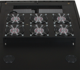 SmartRack Roof-Mounted Fan Panel - 6 Fans, 208-240V, 420 CFM, 22 lbs