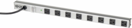 8-Outlet Power Strip with Surge Suppressor, 1050 Joules, 6-ft Cord, 24 Inch Length
