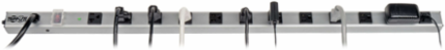 12-Outlet Power Strip with 15-ft Cord, 1650 Joules Surge Protection, 36 Inch