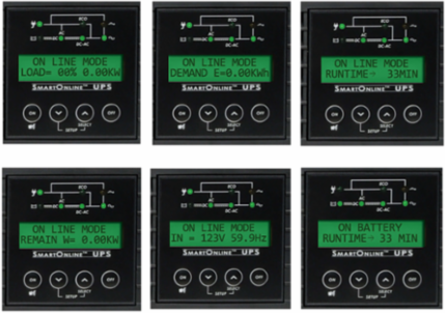 120V 1000VA Double-Conversion UPS with 6 Outlets, Extended Runtime, 2U Rackmount