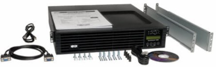 1500VA 1.35kW Double-Conversion UPS - 2U Rackmount, 6 Outlets, LCD Display