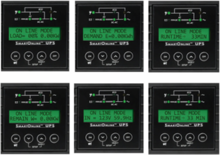 SmartOnline UPS 120V 1.5kVA 1.35kW 2U Rackmount, WEBCARDLX, LCD, USB
